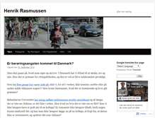 Tablet Screenshot of hrasmussen.dk